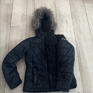 Columbia Dark Jacket with Faux Fur Trim